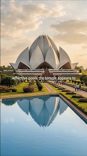 Lotus Temple: India’s iconic flower-shaped wonder of peace. #LotusTemple #TravelShorts #viralshorts