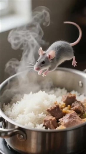 Tiny Mouse Eating Meat Inside a Pot 🐭🍖 ASMR Crunchy Sounds #asmr #animals #animalasmr