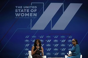 First Lady Michelle Obama and Oprah Winfrey Discuss The United State Of Women