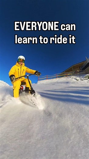 Love winter, but skiing isn’t your thing? Try a Snowbike, the easiest way on the slopes.