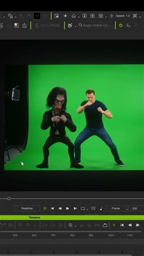 Watch John Wick turn into a full caricature!