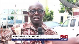 Improving healthcare: GHS Deputy Director General appeals to NEDCO to reconnect disconnected hospitals. Watch more of our intriguing content and shows here: https://www.youtube.com/c/myjoyonline | Joy 99.7 FM