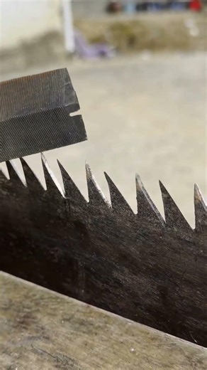 Make Saw Teeth Sharp in 3 Steps!
