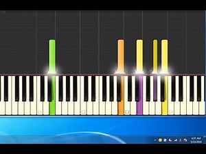 [Piano Tutorial Synthesia]Peaceful easy feeling - Eagles