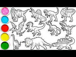 Draw Amazing Dinosaurs in Minutes - Tyrannosaurus Rex, Spinosaurus, Velociraptor & Others