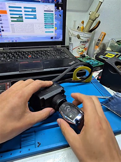 Programacion de llave Mercedes-Benz #locksmith #keyprogramming