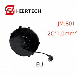 [Hot Item] HIERTECH 2 Cores Flat Power Extension Cord Retractable Mini Auto Cable Reel