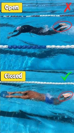 Deep Wave and Wide Legs Slow Swim