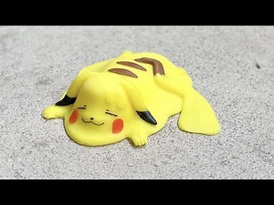 Pokemon Melting Pikachu - Polymer Clay Tutorial