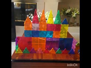 Picasso Tiles - Magnetic Building Tiles - How to build a BIG castle