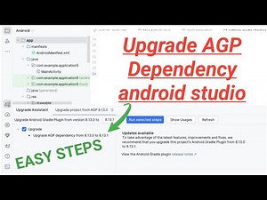 How to Upgrade AGP Dependency android studio