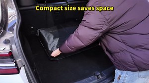 Car Bed for Toyota 4Runner, Foldable Non-Inflatable Memory Foam Camping Mattress, Thickened Portable SUV Trunk Sleeping Pad, Air Mattress Upgrade for Camping & Travel Essentials, Outdoor Sleeping Bed