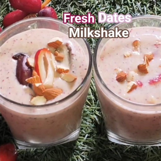 Fresh Dates Milkshake #healthtips #health #ytshorts #datemilkshake