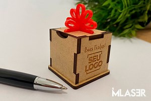 Small Gift Box. Wooden Laser SVG Laser Vector - Etsy