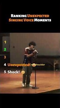 Best Unexpected Singing Voices Compilation 🤯🎤 #shorts #singingvoice #talent