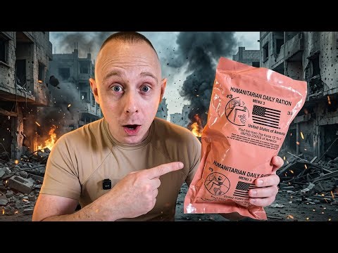 This Is What We Give War-Torn Civilians | Humanitarian Daily Ration MRE