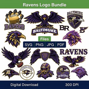 Ravens SVG, Ravens Logo SVG, Ravens Logo PNG, Ravens Football Svg, Cricut Cut File, Digital Download - Etsy