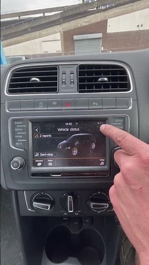 How to reset a Volkswagen ( Vw ) polo Tpms light, tyre pressure light