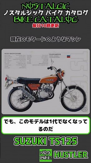 1分間解説 SUZUKI HUSTLER / TS125
