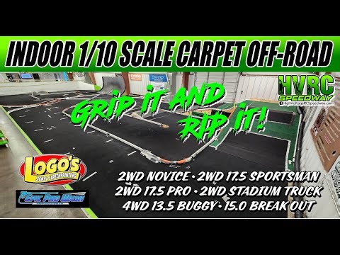 1/10 Scale Carpet Off-Road RC Racing | Indoor Buggy Action 3-11-26