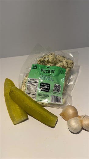 Garlic dill cheese curds that meet you halfway every time. The perfect harmony of garlic, dill, and farm fresh squeaky cheese. | Pocket Ranch & Creamery