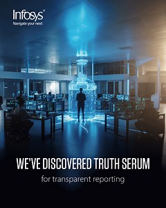 We haven’t discovered a truth serum, but our commitment to transparency runs deep. For nine consecutive years, Infosys has been on the CDP A List for leadership in climate disclosure. Honest reporting builds accountability, and accountability builds trust — both essential for long-term, sustainable growth. Learn more about our initiatives and progress in the ESG report 2025 - https://infy.com/EVUcp #InfosysESG | #ESGIsAnOpportunity | Infosys