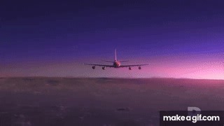 Japan Air Lines Flight 123 - Crash Animation 2 on Make a GIF