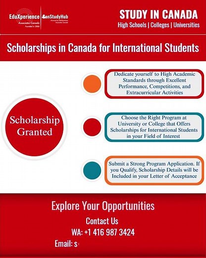 HOW TO APPLY FOR SCHOLARSHIPS IN CANADA AS AN INTERNATIONAL STUDENT