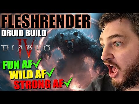 Diablo 4 - FLESHRENDER Druid Build (VERY STRONG) Detailed Endgame Guide with Tips and Tricks!