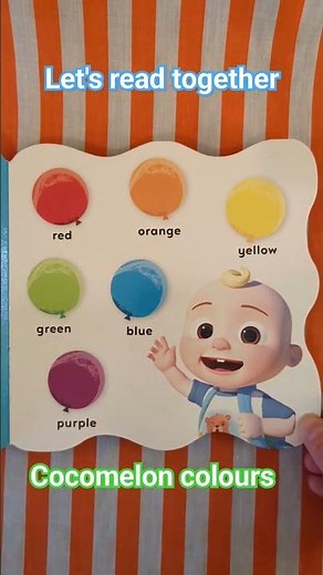 Let's read together a #cocomelon book Colours. #readalong #childrensbooks #colors #colourssong