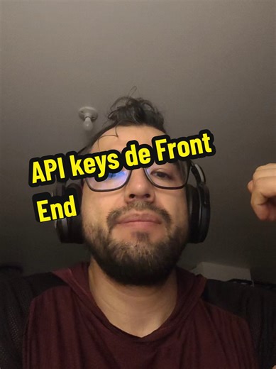API keys de Front End #backend #frontend #api #programming #softwareengineer