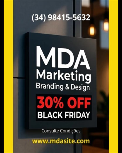 🚀 MDA Marketing Transformando negócios com estratégias inteligentes, criativas e que realmente geram resultados. Somos especialistas em: ✨ Tráfego Pago (Meta Ads, Google Ads e TikTok Ads) Campanhas otimizadas, foco em conversão e crescimento real para sua empresa. 📈 Tráfego Orgânico & SEO Local Atraia clientes gratuitamente com posicionamento estratégico no Google. 📱 Gestão de Redes Sociais Criação de conteúdo profissional, identidade consistente e engajamento que fortalece sua marca. 🎨 Bran