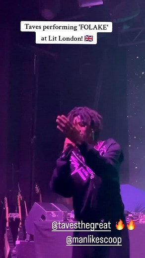Taves Live Performance at Lit London | 'FOLAKE' Music Show 🇬🇧