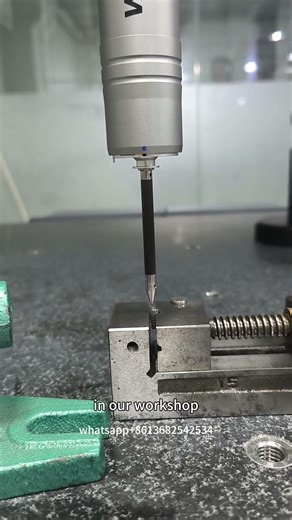 3D CMM machine size checking in dental implant production #dentalprosthesis#dentistry#cadcam#dental