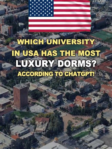 Which university in USA has the most luxury dorms? #USAUniversities #LuxuryDorms #collegelifestylee #CampusLiving #Top10Universities #university