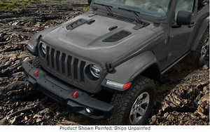 Mopar Jeep Wrangler High Top Fender Flares with LED DRL's; Paintable 82215741AD (18-26 Jeep Wrangler JL) - Free Shipping