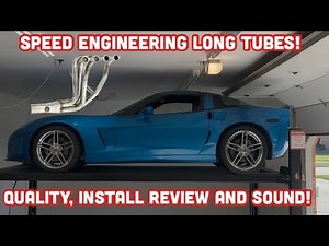 C6 Corvette Speed Engineering Long Tube Headers! Quality, Install review, and Sound
