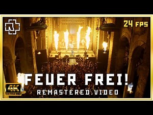 Rammstein Feuer Frei! 4K Remastered music video with subtitles