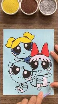 Easy sand painting #sandpainting #relaxing #chimxinhchannel #shortvideo