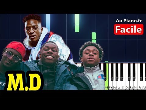 4Keus Feat. Niska - M.D - Piano FACILE