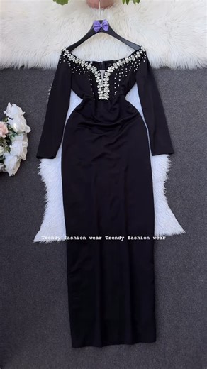Trendy fashion wear on Instagram: "New arrivals 💕 Beaded elegant long sleeve Bodycon dress😍 Size- medium, large Dm us for price and order Product and color: as shown in picture. We deliver all over Nepal🇳🇵 #trendyfashionwear #newarrivals #wintercollection #newcollection trending2025"