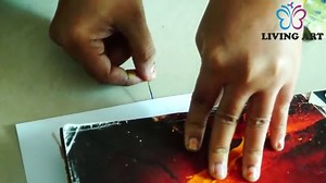 Beautiful Thread Painting For Kids | String Painting