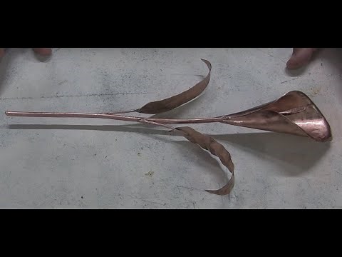 Making a Copper Calla Lily