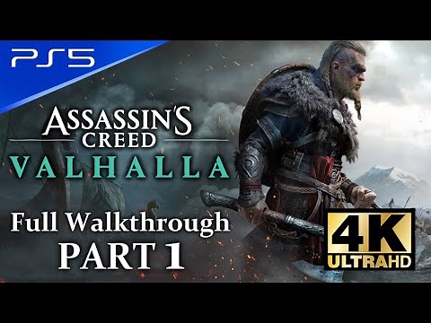 Assassins Creed: Valhalla - PS5 4K 60FPS Full Walkthrough Longplay Playthrough Part 1