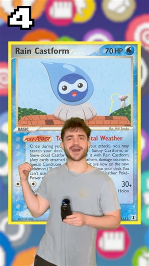 TOP 5 Pokemon Cards - Castform Edition