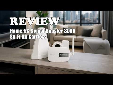 HiBoost Cell Signal Booster Review: 3000 Sq Ft 4G/5G Boost for All Carriers - Worth It? 2026