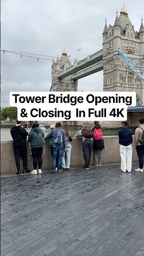 This Is How London's Famous Bridge Actually Opens 🌉 (Full Process)