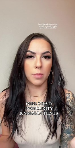 I always felt less than having a smaller chest so if you resonate w that at all, you’re not alone. You can love your body and still want certain things changed - I’m all for natural and cosmetic, but embracing what I got has helped me be more confident in clothes. Ban bras 2023 is my motto, love you! #overcominginsecurities #girlchat #smallchesttips #smallchest #insecurityproblems #insecuritytips #girlproblems #bodypositivity #embraceyourself #naturalbodies #grwm #makeupandchat #momtruths #chitc
