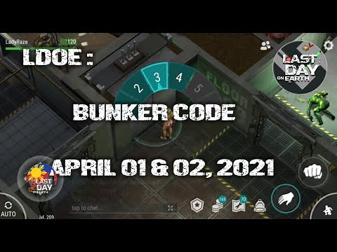 LDOE: CURRENT BUNKER ALFA CODE (APRIL 01 & 02, 2021)