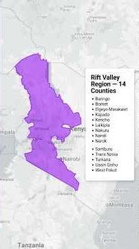 What if Kenya’s Rift Valley Region was its own country?